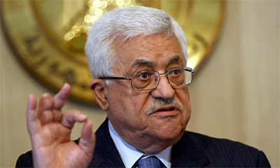 presidente palestino mahmud abbas